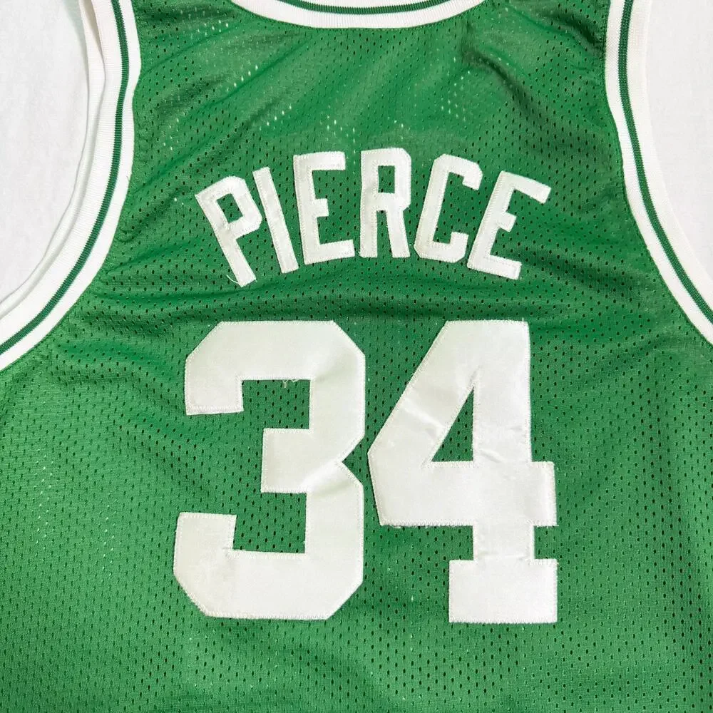 Vintage Paul Pierce Celtics Stitched Nike NBA Swingman Jersey - Youth XL